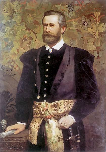 Henryk Siemiradzki Portrait of Ludwik Wodzicki France oil painting art